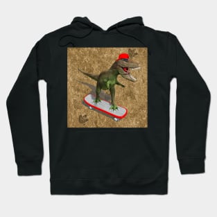 Skateboarding T-Rex Hoodie